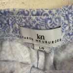 Karen Neuberger Pajama Set L/G Blue White‎ Pattern Short Sleeve Top Pants Size undefined Photo 7