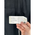 Softies Short Sleeve Notch Collar Capri Wide Leg Baggy Pants Matching Lounge Set Black Photo 2