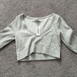 Garage  Long Sleeve Crop Top Photo 0