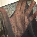 Lovers + Friends Black Off-Shoulder knit Mesh Crop Top Photo 6