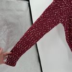 Andree by Unit NWT Andree Burgundy Marled Crew Neck Long Sleeve Pullover Knit Sweater Small Photo 6