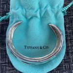 Tiffany & Co. Sterling Silver Nature Leaf Cuff Bangle Bracelet 925 6” Photo 6