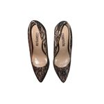 Cosmopolitan ✨ 4" Lace Sz 7.5 Heels Black/Tan✨ Photo 2