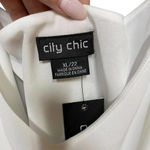 City Chic City‎ Chic Simple Bell Off The Shoulder Top White Plus Size 22 Photo 9