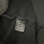 POL Reversible Vintage Black Wash Oversize V-Cut Out Rib Band Sweatshirt, Sz L Photo 13