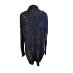 Rachel Roy Women's Black Long Open Front Cardigan Sweater S Photo 1