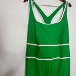 Diane Von Furstenberg Diane Von‎ Furstenberg Green Racerback Full Length Bodysuit Photo 3