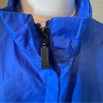 DKNY  Jeans Vibrant Blue Windbreaker Rain Coat Jacket Large L Photo 6