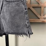 ZARA  Black Cut Off Denim Shorts - 8 Photo 1