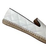 Talbots Like New Quilted Leather Izzy
Flats White Black Size 8.5 Photo 6