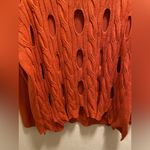 Planet By Lauren G Pima Cotton Cable Car Wash Crewneck Sweater One Size Fits All Photo 4