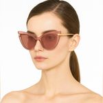 Dolce & Gabbana pink soft cat eye sunglasses Photo 0
