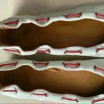 Hunter  Dominica White Leather Flats Pull Tie 8 Photo 6