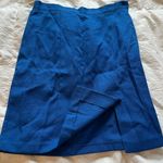 Vintage Royal Blue Petite Pencil Skirt Size 4P Photo 1