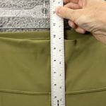 Lululemon Wunder Train High Rise Crop Leggings 21" Bronze Green Athletic Women 8 Photo 6