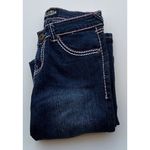Vintage Be Girl Western Denim Jean Skirt Women’s Sz 3/4 Pink Embroidered Western Blue Photo 9