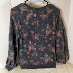 Knox Rose  gray and floral long sleeve be short size smalll Photo 2