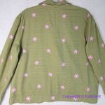 Free People New!  Cali Printed Blazer -‎ Moss Combo, size M Photo 10