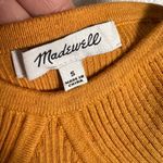 Madewell Orange Corset Crop Knit Sweater Tank Fresco Size Small Photo 10