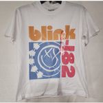 Nirvana Blink 182 smiley face women's XS shirt-faded Photo 5