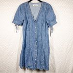 Madewell  Blue Denim Button Front Dress‎ Photo 1