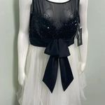 Sherri Hill  black & white mini dress size 14 11038 NEW Photo 3