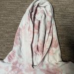 Lucky Brand  Pink and White Tie-Dye Cropped Hoodie Photo 5