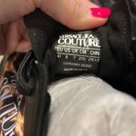 Versace Jeans Couture Leopard Print Logo Running Sneakers Purple Size 10 Photo 6