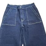 J Crew Mercantile Denim Crop Jeans High Rise Wide Leg Trousers Size 29 New u Blue Photo 1