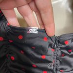 For Love & Lemons Melrose Black Red Mini Dress sz XL Photo 3