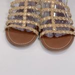 Carlos Santana  Studded Gladiator Sandals Tan/Silver-9.5 Photo 3