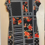Bobbie & Brooks Bobbie Brooks Patchwork Dress Multi Floral Geometric Polyester blend womans Med Photo 0