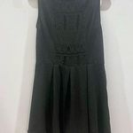 Xhilaration Black lace detail open back dress size small Photo 2