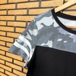Sunshine & Rodeos Black With Camo Stripe‎ Top Size Medium Photo 2