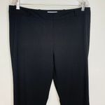 Calvin Klein Black Flat Front Trousers Sz 14 Photo 3