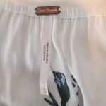 Free People Positano Printed Floral Blouse Top Sz L Boho Blue Oversized Photo 4