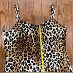 MSK Animal Print Maxi Skirt Brown Size M Photo 4