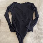 Abercrombie & Fitch Black Long Sleeve Bodysuit size large Photo 8