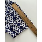 IBKUL 1/4 Zip Shirt Womens Medium Blue White Quick Dry Cool UPF 50 Golf Tennis Photo 11