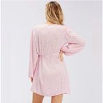 Billabong Dress Womens Small Pink Lady Daisy Wrap Mini Spring Romance Photo 2