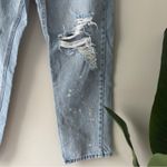 No Boundaries  Distressed Paint Splatter Light Wash Jeans 100% Cotton Button Fly Photo 5