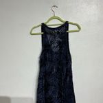 Free People Blue Combo ELLIE Velvet Burnout Mini Swing Dress Sz XS Photo 9