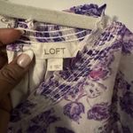 Loft  Floral Blouse Long Sleeve Small Photo 1