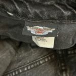 Y2K Harley Davidson Bootcut Jeans Faded Black Denim Women's 6 Vintage Photo 4