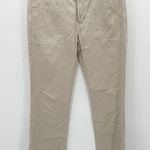 Lucky Brand Pants Women 4 REGULAR Tan Khaki Dungarees Ankle Slit Workwear Photo 0