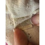 Free People Boho Hippie Bell Sleeve Peekaboo Lace Crochet Sweater Medium Photo 10