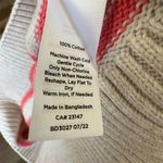 Talbots Women's Petite Striped V-Neck Hoodie Sweater Size M Photo 5