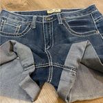 Earl Jeans Blue Jean Shorts with Rolled Hems and Distressed Details Size 8 Photo 3