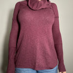Ruby Moon  Maroon Cowl Neck Sweater Size Medium Photo 0