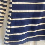 J. McLaughlin  Womens XS Navy Boat‎ Neck Top Catalina Coastal Nautical Euro Resort Photo 1